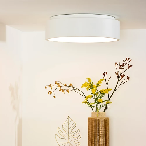 Lucide TALOWE LED - Deckenleuchte - Ø 45,5 cm - LED Dim. - 1x30W 3000K - Weiß - Atmosphäre 1